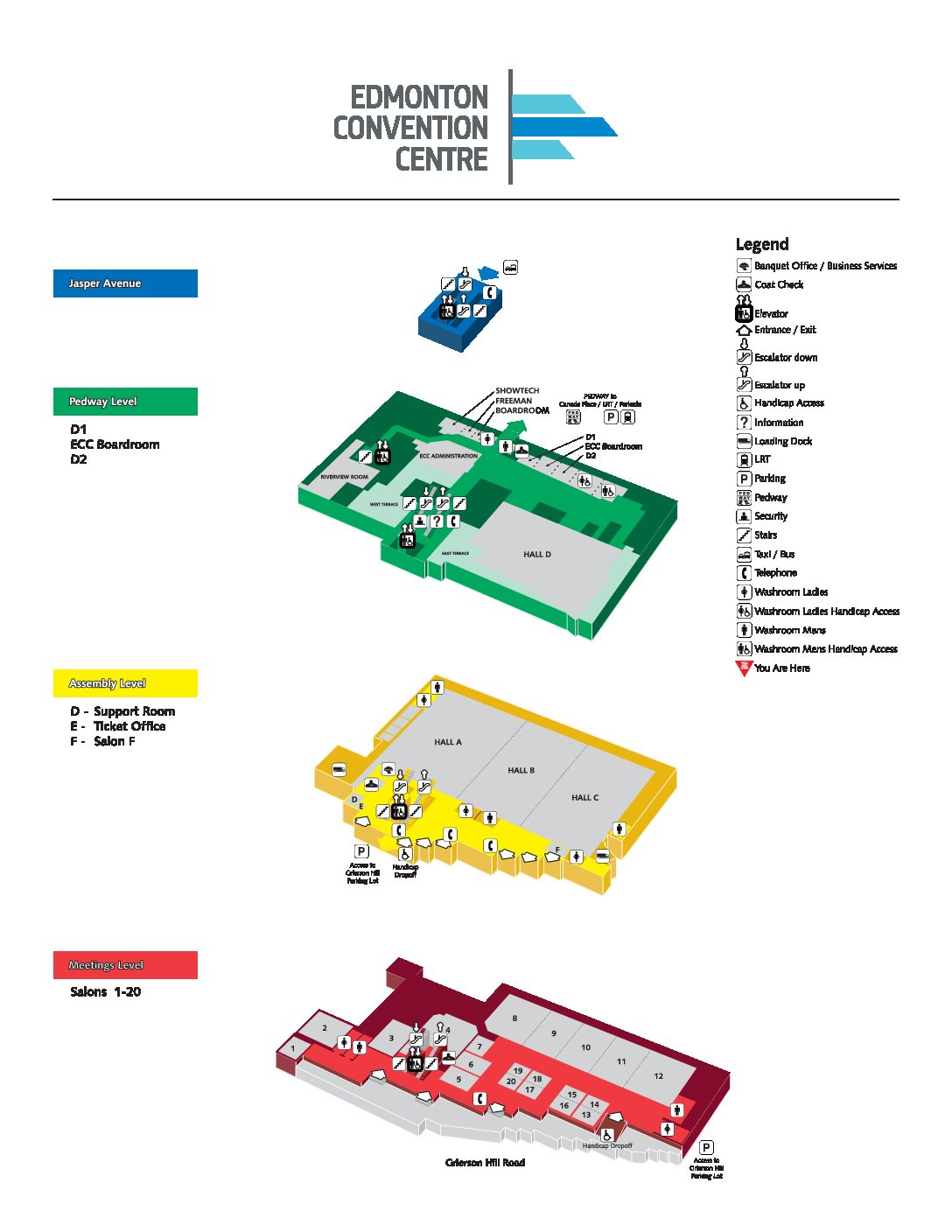 Floor Plans Edmonton Convention Centre